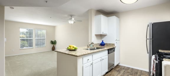 Kitchen Living Area  at 55+ FountainGlen Rancho Santa Margarita, Rancho Santa Margarita, California