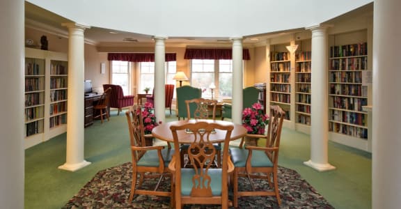 meetinghouse at riverfront senior independent living library
