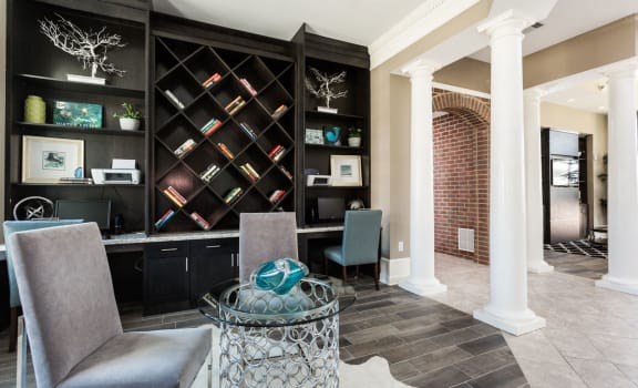Classy Clubhouse Interiors at The Avenue at Polaris Apartments, Columbus, OH, 43240