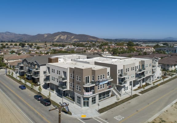 YOLO West aerial view of exterior building