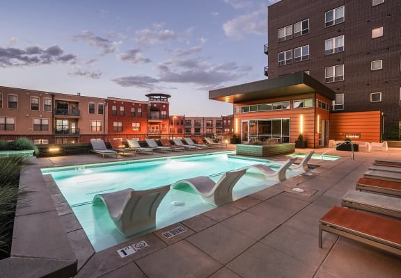 Resort-Style Swimming Pool at The Casey, Denver, Colorado