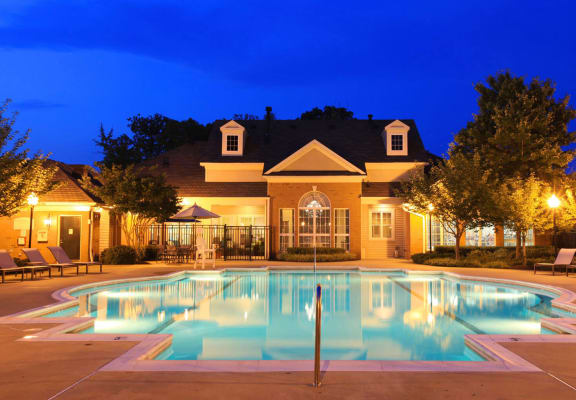 Pool With Clubhouse View at Berkshire Annapolis Bay, Maryland