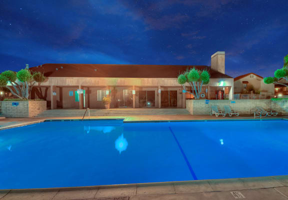 Sparkling Swimming Pool at WOODSIDE VILLAGE, California, 91792