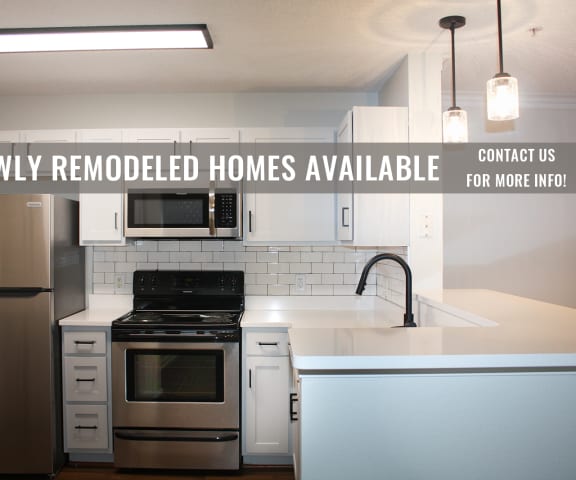 Newly Remodeled Homes Available