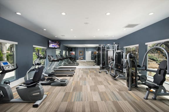 Fitness center at Legends at Rancho Belago, California, 92553