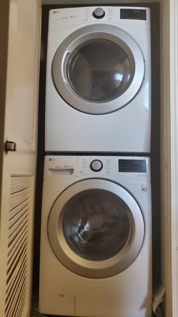 washer and dryer at The Verandas, Canoga Park, 91304