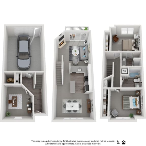 1, 2 & 3 Bedroom Apartments & Townhomes in Hillsboro, OR Lionsgate South