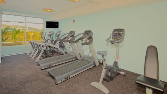 Fully Equipped Fitness Center with Strength and Cardio Equipment, at Parc One, Santee, CA