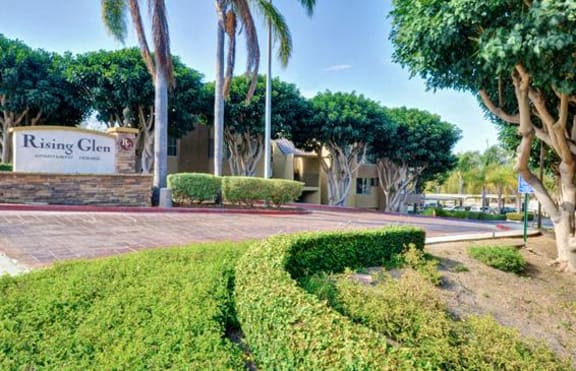 landscape and monument sign