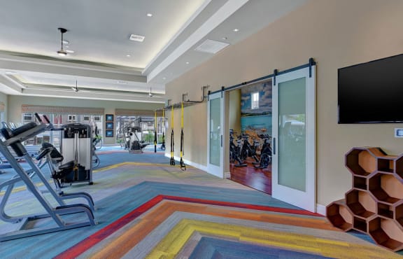 Fitness Center at Avino in San Diego, California
