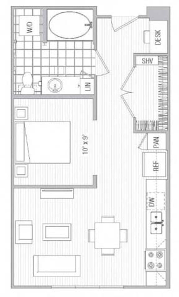 Studio, 1, 2 & 3 Bedroom Apartments in Mission Valley, San Diego Vora