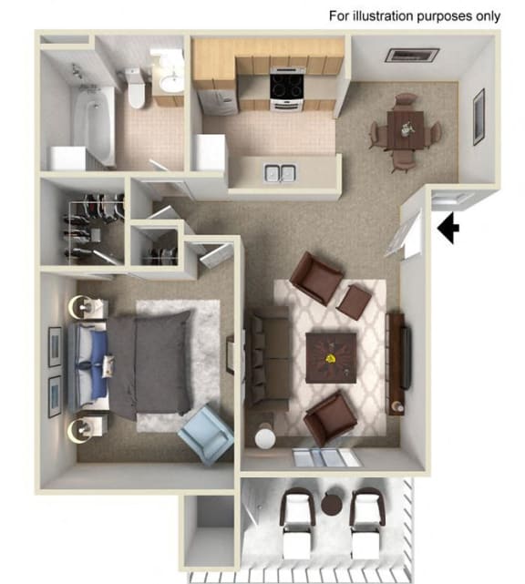 1x1 Floorplan