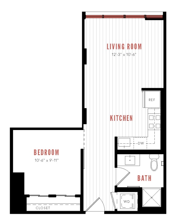 Studio, 1 & 2 Bedroom Apartments in NoMa, DC Press House
