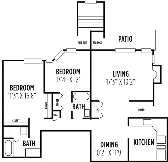 1, 2 & 3 Bedroom Apartments in Glen Mills Madison Glen Mills
