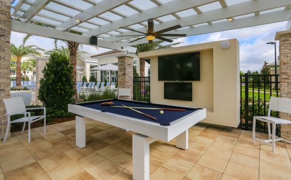Thumbnail 11 of 39 - Game Room with Billiards Tables at Oasis Shingle Creek in Kissimmee, FL