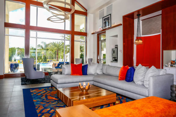 Thumbnail 4 of 39 - Resident Lounge at Oasis Shingle Creek in Kissimmee, FL