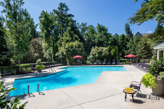 Swimming Pool With Relaxing Sundecks at Summermill at Falls River, Raleigh, 27614