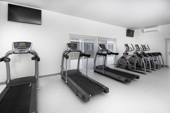 Treadmills in Fitness Center at Gray Estates  Apartments, MRD Conventional, St Clair, Michigan