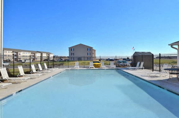 Glimmering Pool at Ross Estates Apartments, MRD Conventional, Lawton, 73505