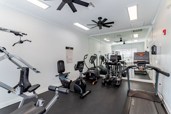 Fitness Center at The Life at Clearwood, Houston Texas