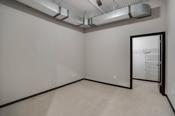 Bedroom with High Ceilings
