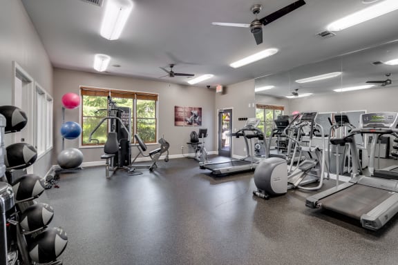 Cardio & Strength Training Equipment At The Fitness Center