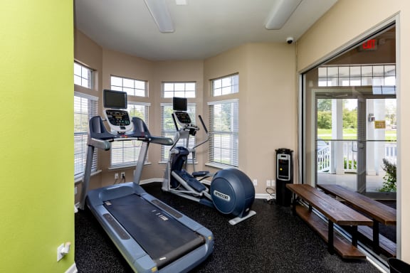 Elliptical Machines at the Fitness Center