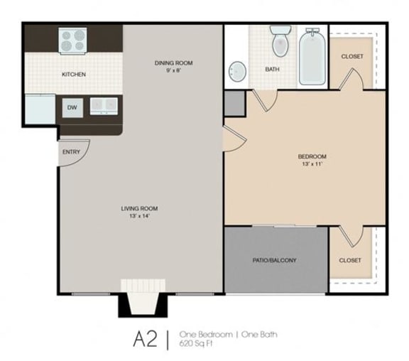 Floor Plans Park Place Apartments Las Cruces, NM