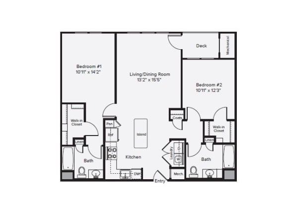 Floor Plans of The Confluence at Norwalk in Norwalk, CT