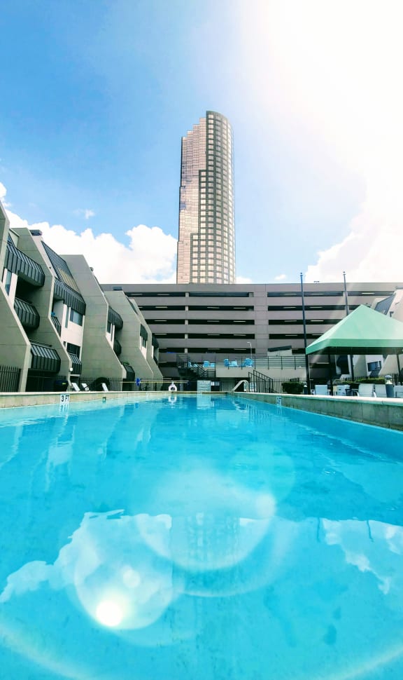Resort Style Pool at Augusta Court Apartments, Houston