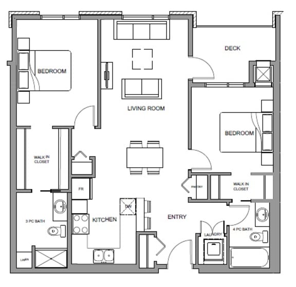 Floor Plans of Glenmore Central in Kelowna, BC