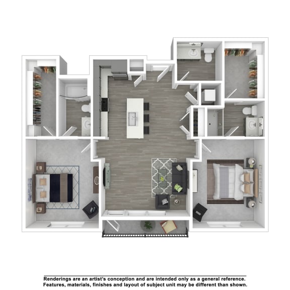 Floor Plans of The Arza Apartments in American Fork, UT