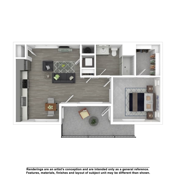 Floor Plans of The Arza Apartments in American Fork, UT