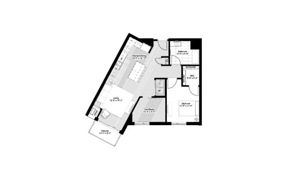 Floor Plans of MartinBlu in Eden Prairie, MN