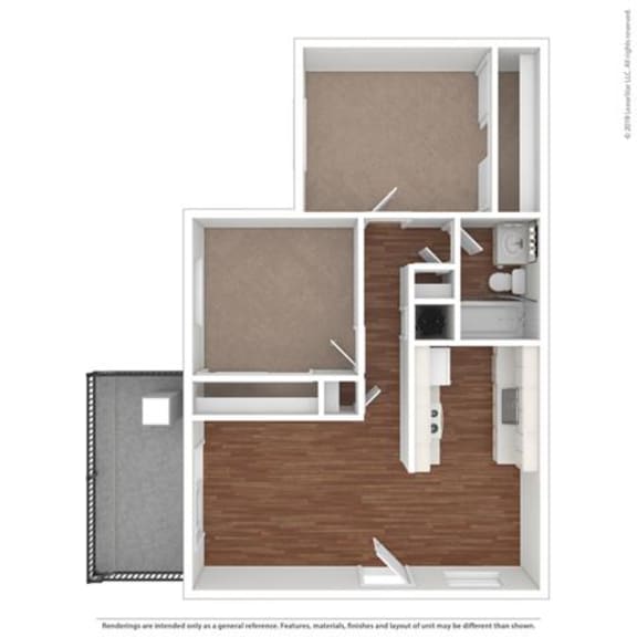 Floor Layout Floor Layout at Clayton Creek Apartments, California