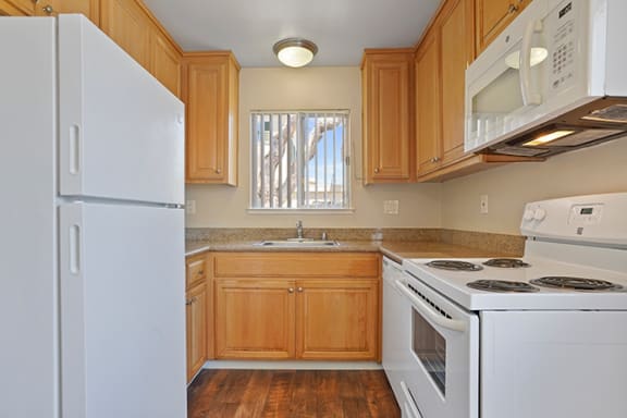 Remodeled Kitchen Remodeled Kitchen at Colonial Garden Apartments, California, 94401