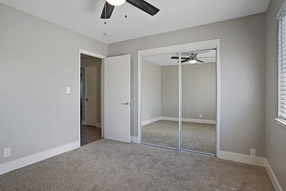 Bedroom With Closet Bedroom With Closet at Colonial Garden Apartments, San Mateo, CA, 94401