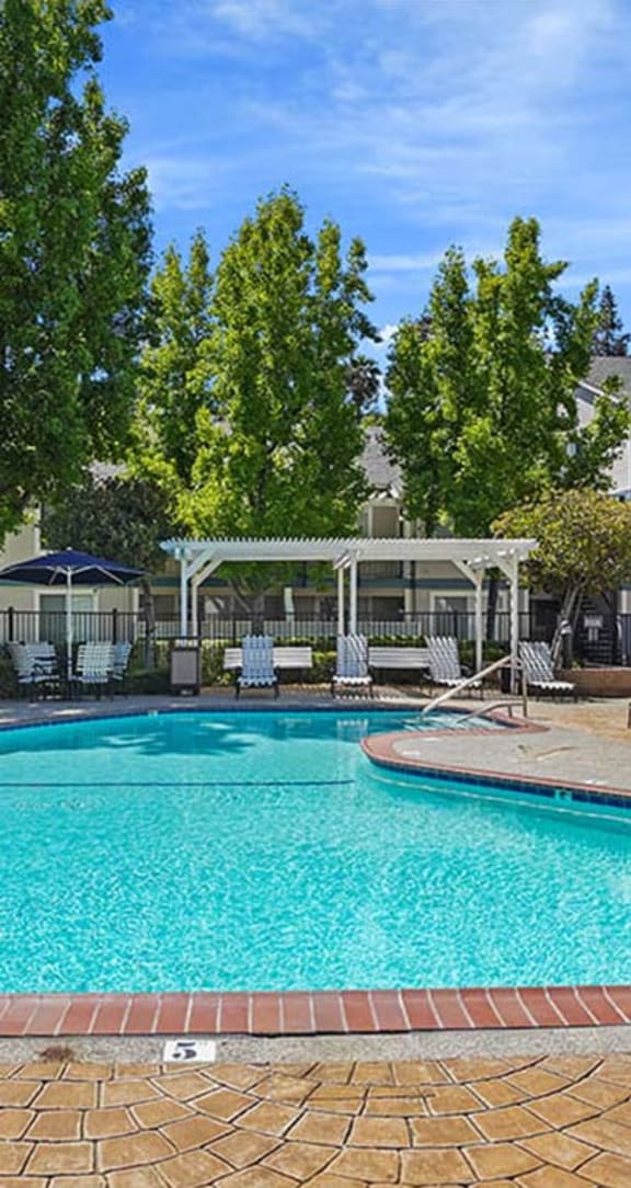 Sparkling Pool at Clayton Creek Apartments, Concord, CA, 94521
