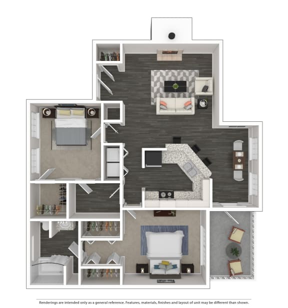 Floor Plans of The Atlantic Loring Heights in Atlanta, GA