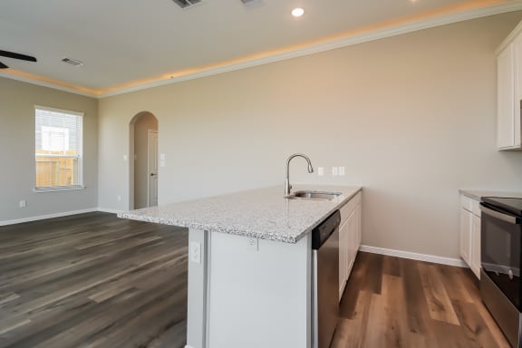 Faux Wood Flooring Faux Wood Flooring at Pradera Oaks, Texas