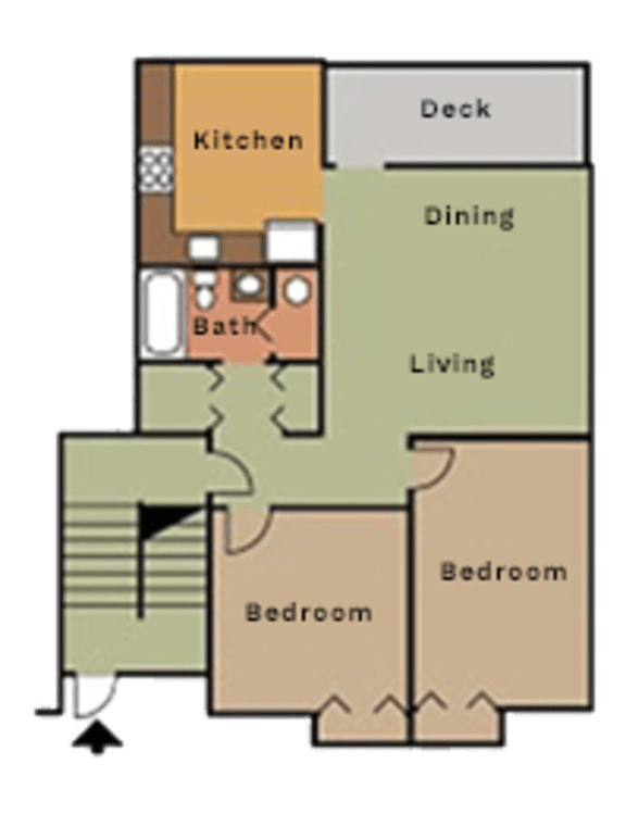 Floor Plans of Peppertree Apartments in Groton, CT