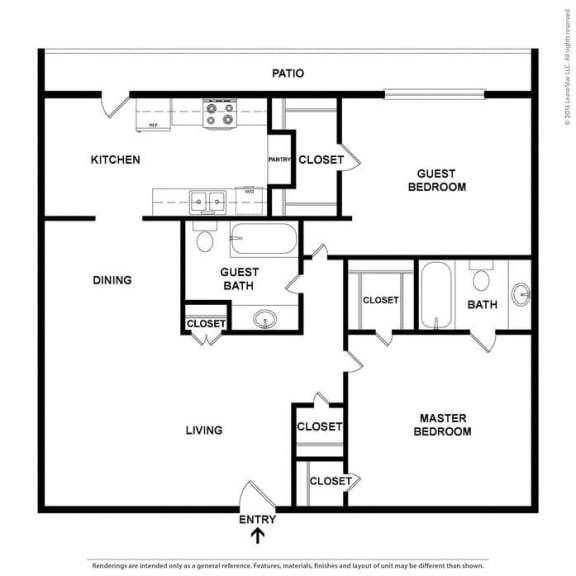Floor Plans of Parea Oak Lawn in Dallas, TX