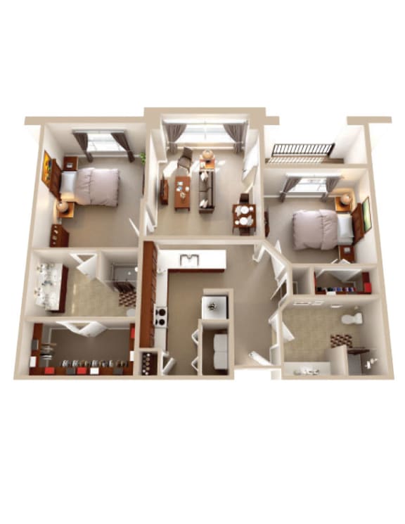 Studio, 1 and 2 Bedroom Senior Living in Edmond, OK The Veraden