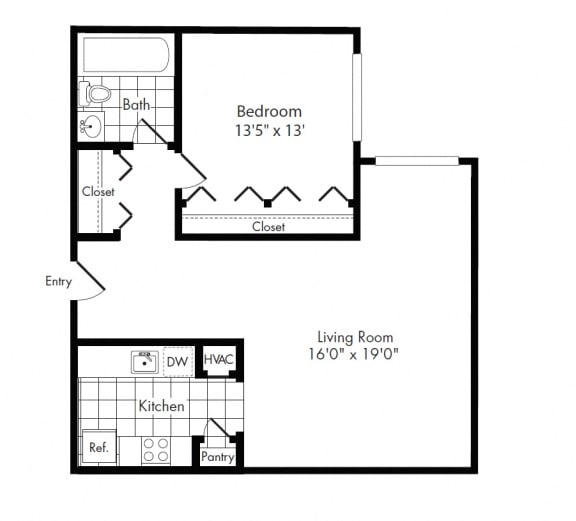 Studio, 1 & 2 Bedroom Apartments in Arlington, VA Park Adams