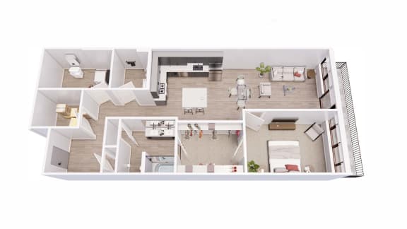 Studio, 1, 2 & 3-Bed Apartments in South St Louis | Tesson Ridge