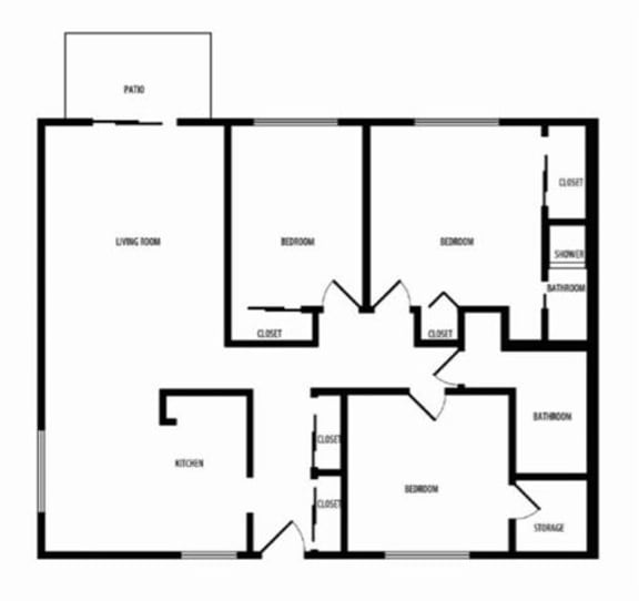 Floor Plans of Beverly Grove Apartments in Portland, OR