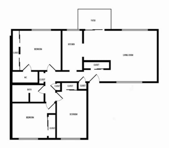 Floor Plans of Beverly Grove Apartments in Portland, OR