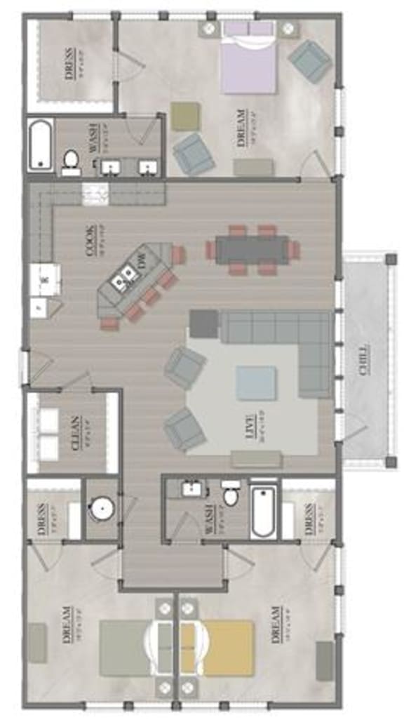 Studio, 1, 2 & 3 Bed Apartments in Chesterfield, VA Livingston