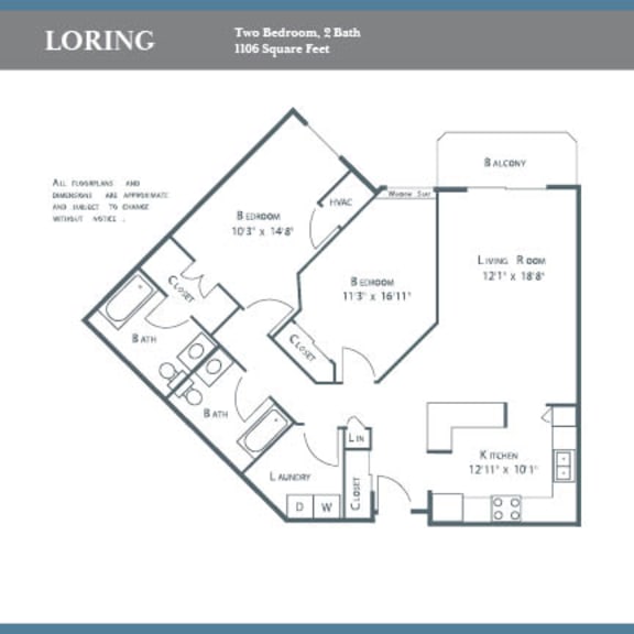 Floor Plans of Creekside Apartments in Plymouth, MN