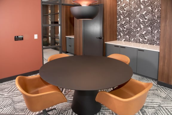 Social Lounge at The Hill Apartments, Saint Paul, Minnesota